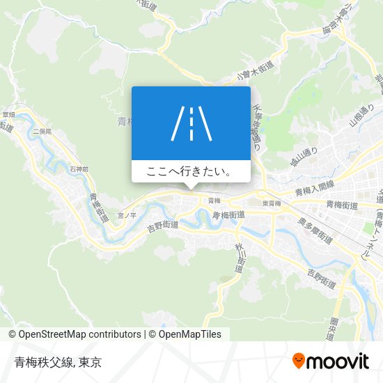 青梅秩父線地図