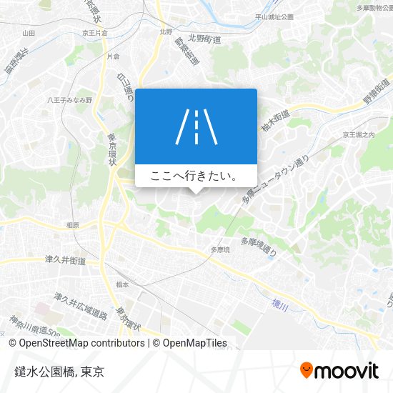 鑓水公園橋地図