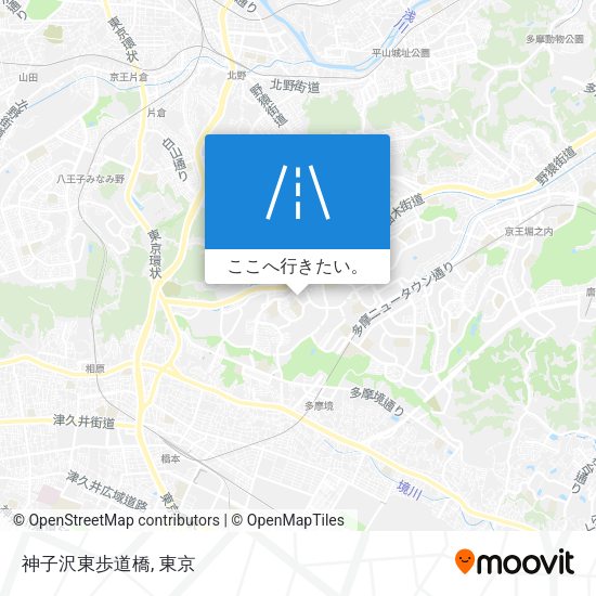神子沢東歩道橋地図