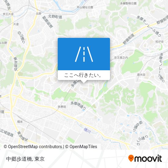 中郷歩道橋地図