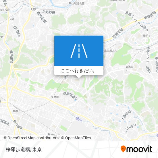 桜塚歩道橋地図
