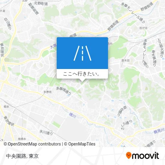 中央園路地図