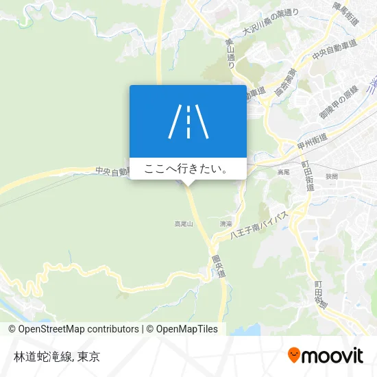 林道蛇滝線地図