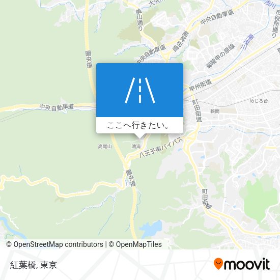 紅葉橋地図