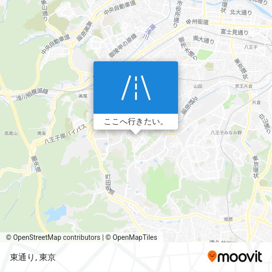東通り地図
