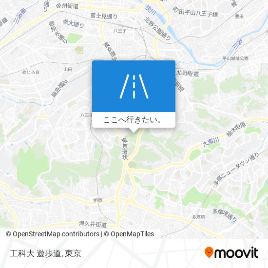 工科大 遊歩道地図