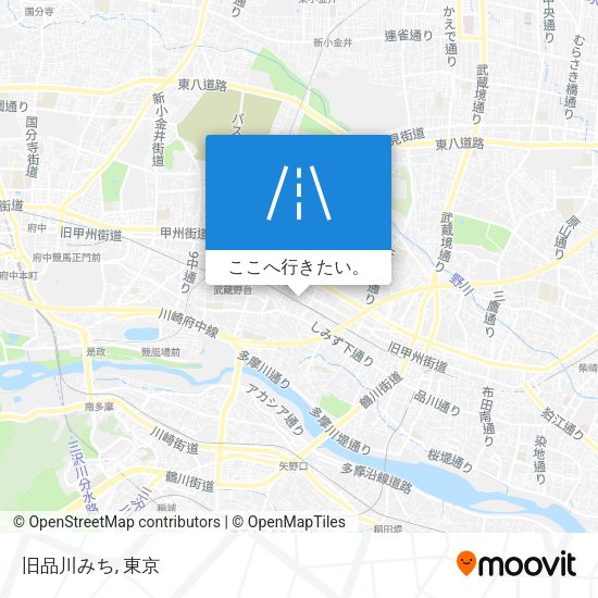 旧品川みち地図