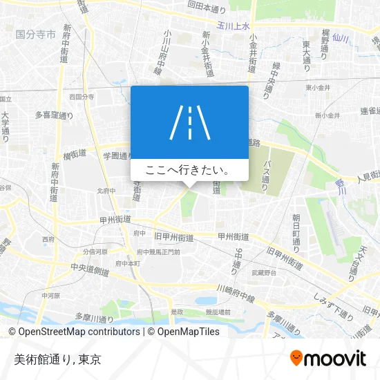 美術館通り地図