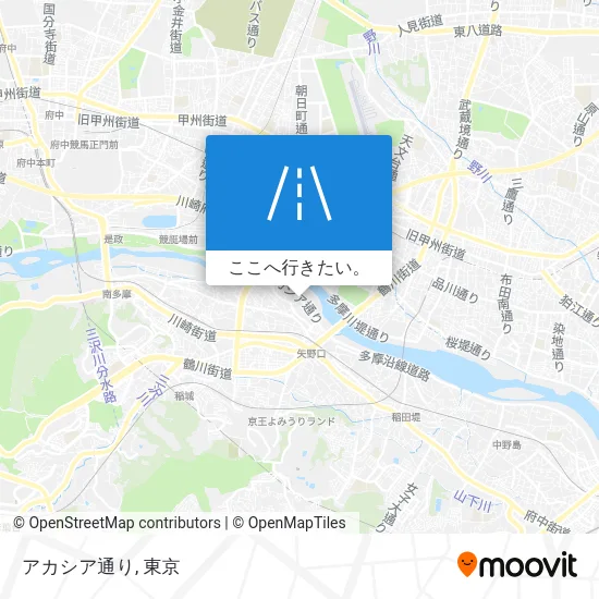 アカシア通り地図