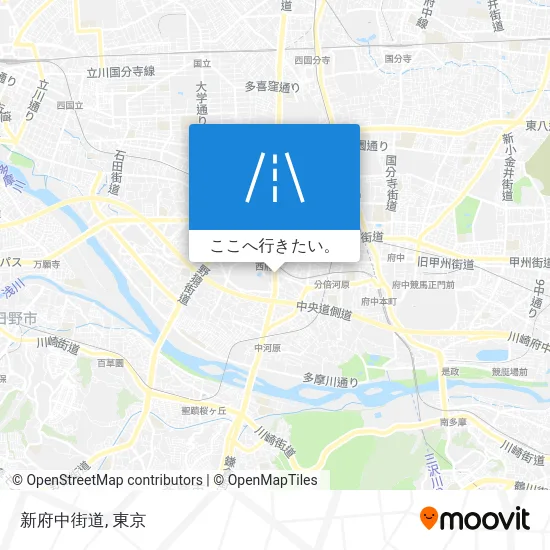 新府中街道地図