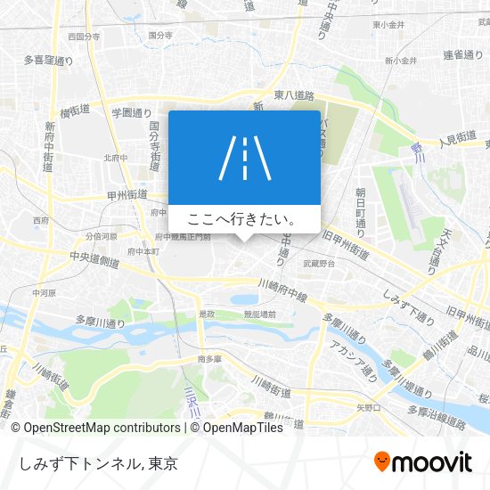 しみず下トンネル地図