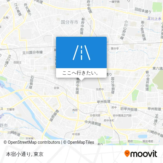 本宿小通り地図