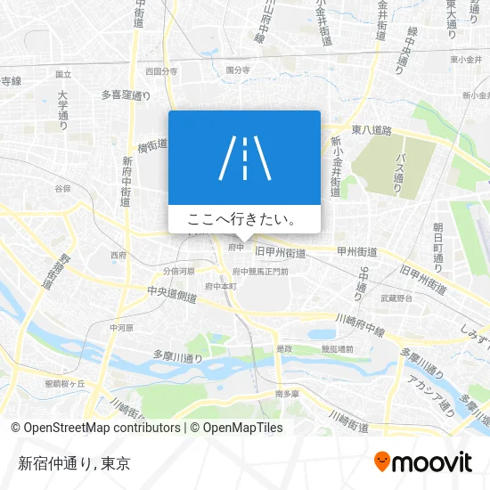 新宿仲通り地図