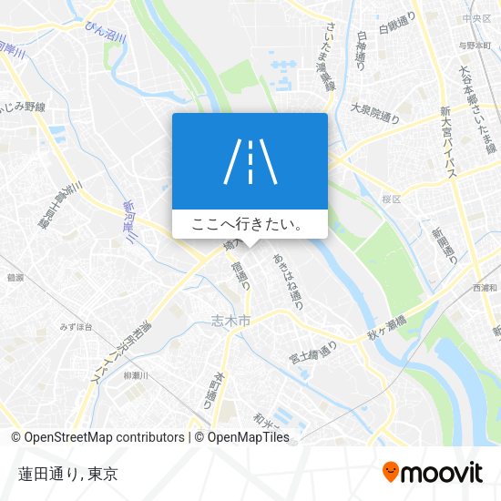 蓮田通り地図
