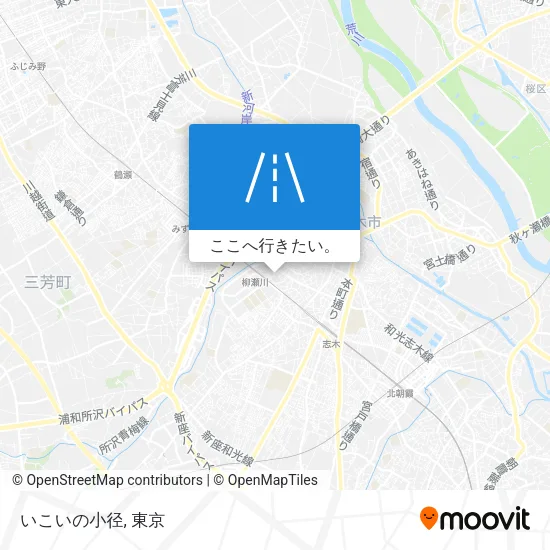 いこいの小径地図
