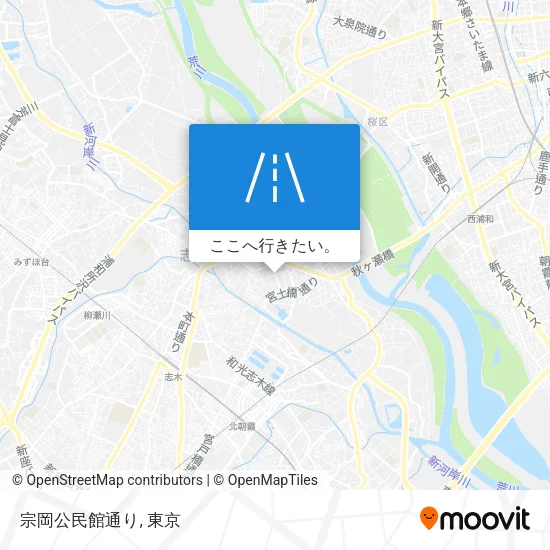 宗岡公民館通り地図