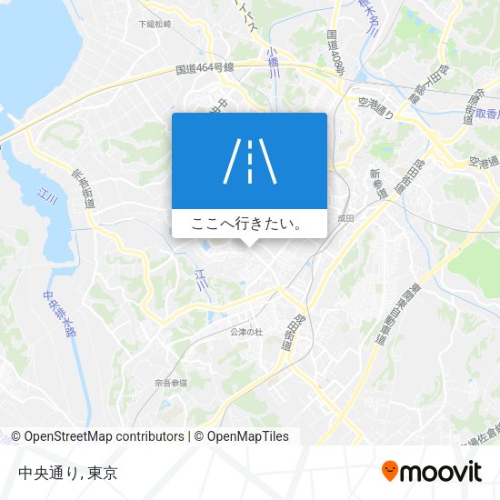 中央通り地図