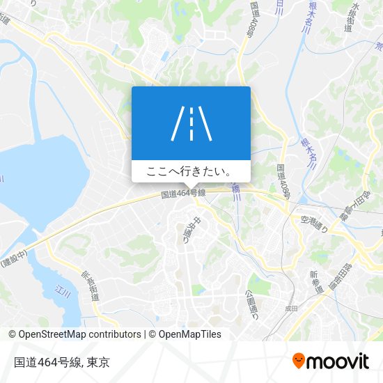 国道464号線地図