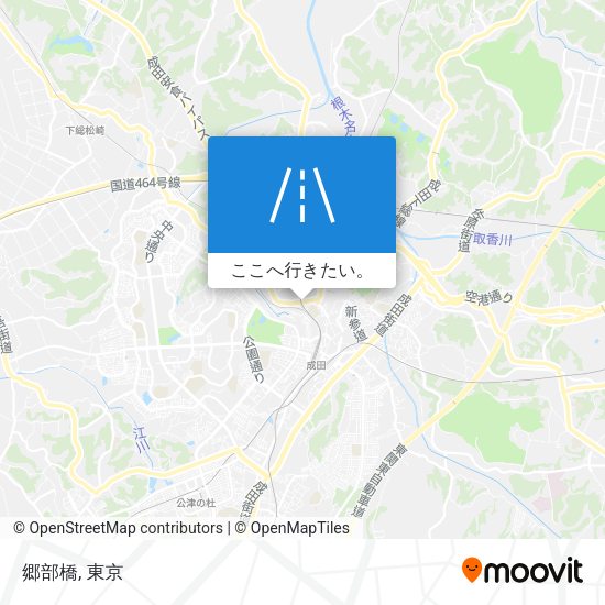 郷部橋地図