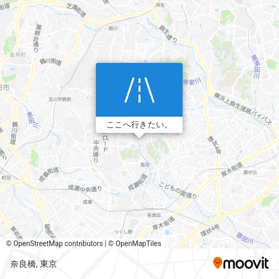 奈良橋地図