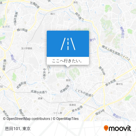 恩田101地図