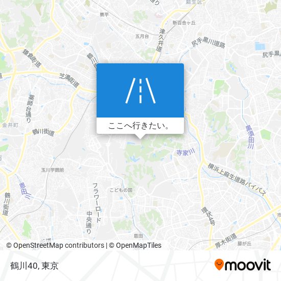 鶴川40地図