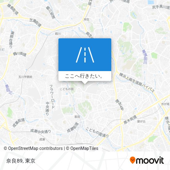 奈良89地図