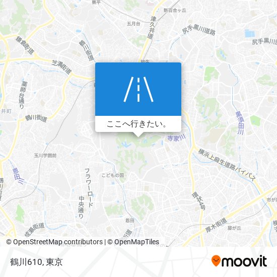 鶴川610地図