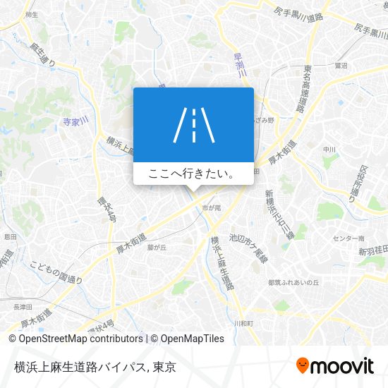 横浜上麻生道路バイパス地図