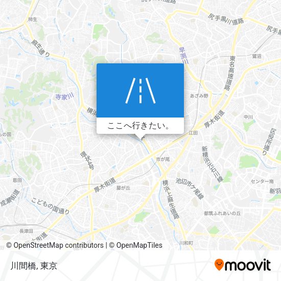 川間橋地図