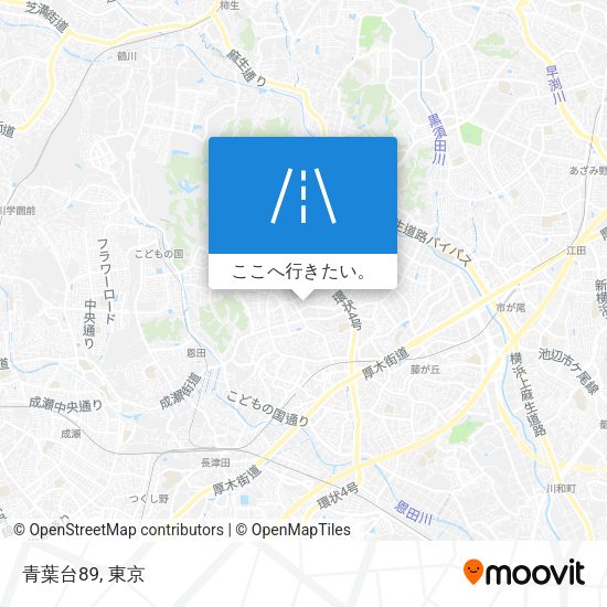青葉台89地図