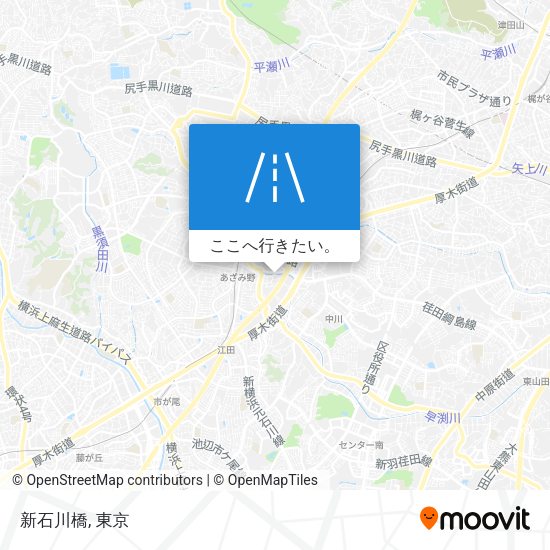 新石川橋地図