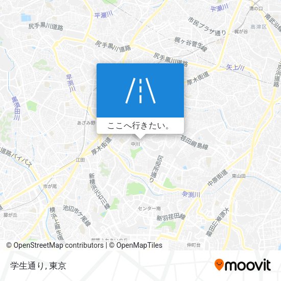 学生通り地図