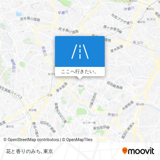 花と香りのみち地図
