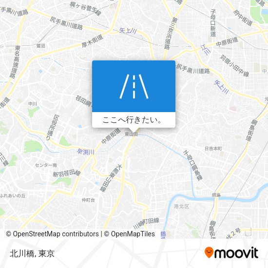 北川橋地図