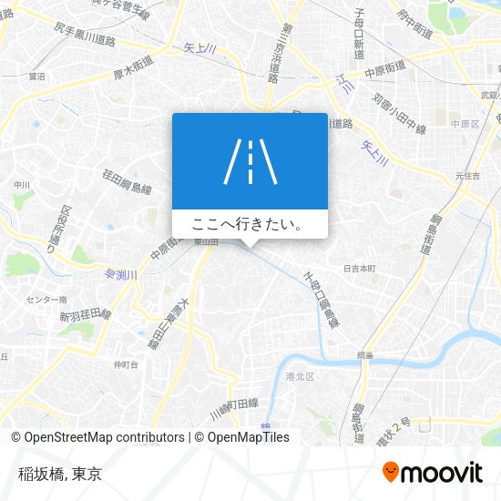 稲坂橋地図