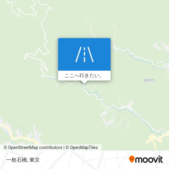 一枚石橋地図