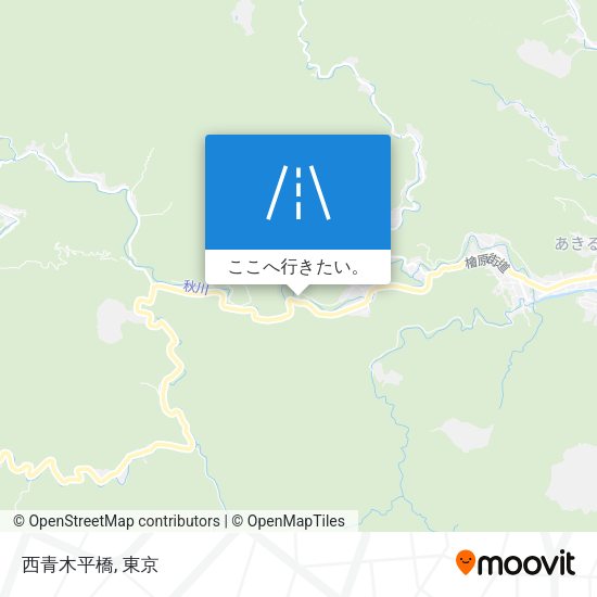 西青木平橋地図