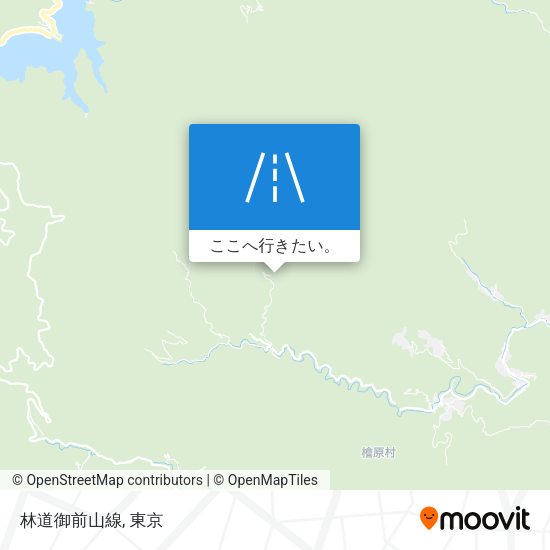 林道御前山線地図
