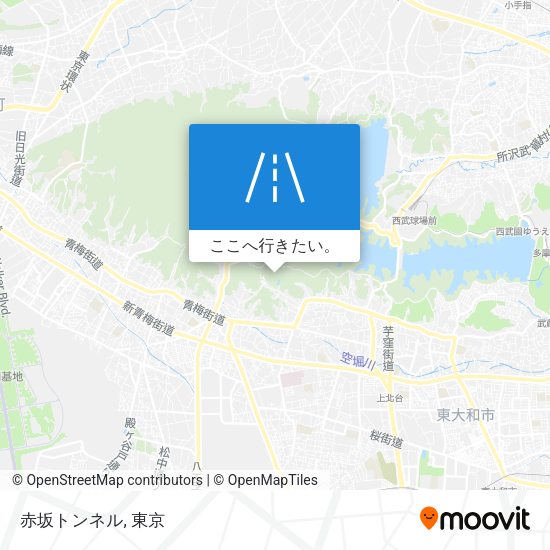 赤坂トンネル地図