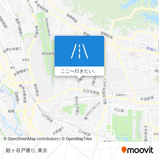 殿ヶ谷戸通り地図
