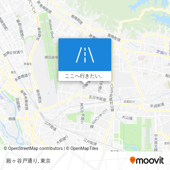殿ヶ谷戸通り地図