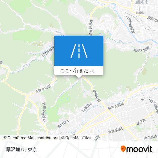 厚沢通り地図