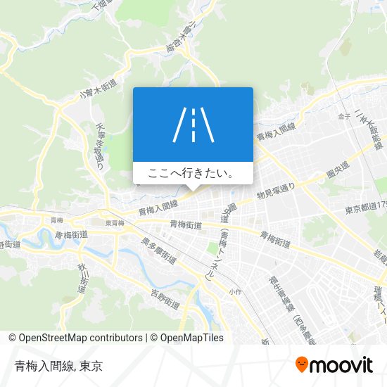 青梅入間線地図