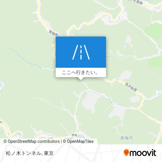 松ノ木トンネル地図