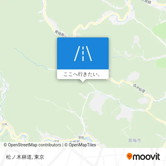 松ノ木林道地図