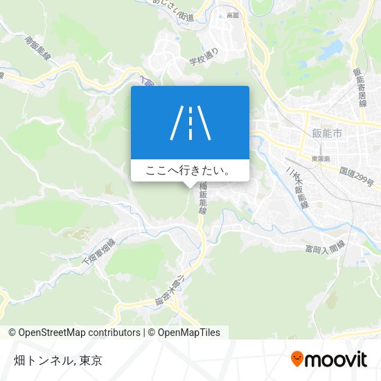 畑トンネル地図