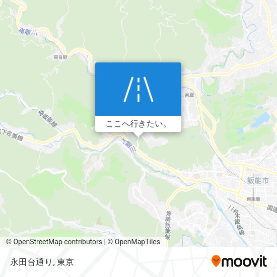 永田台通り地図