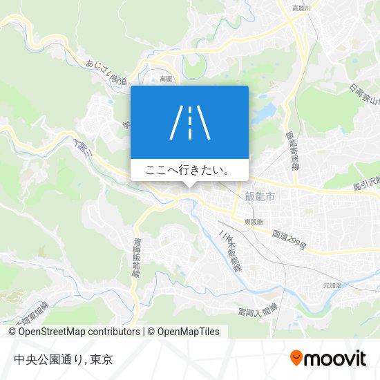 中央公園通り地図
