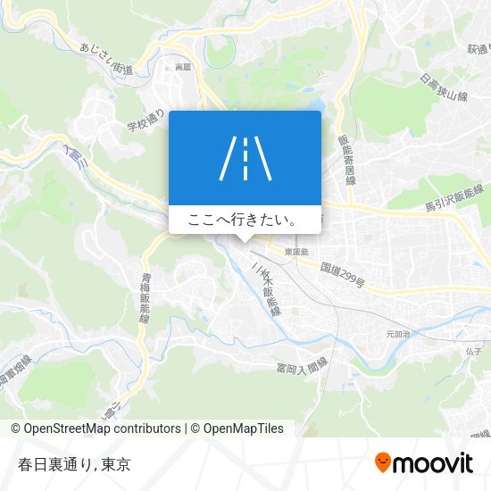 春日裏通り地図